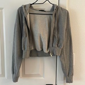 Cropped Zip Up